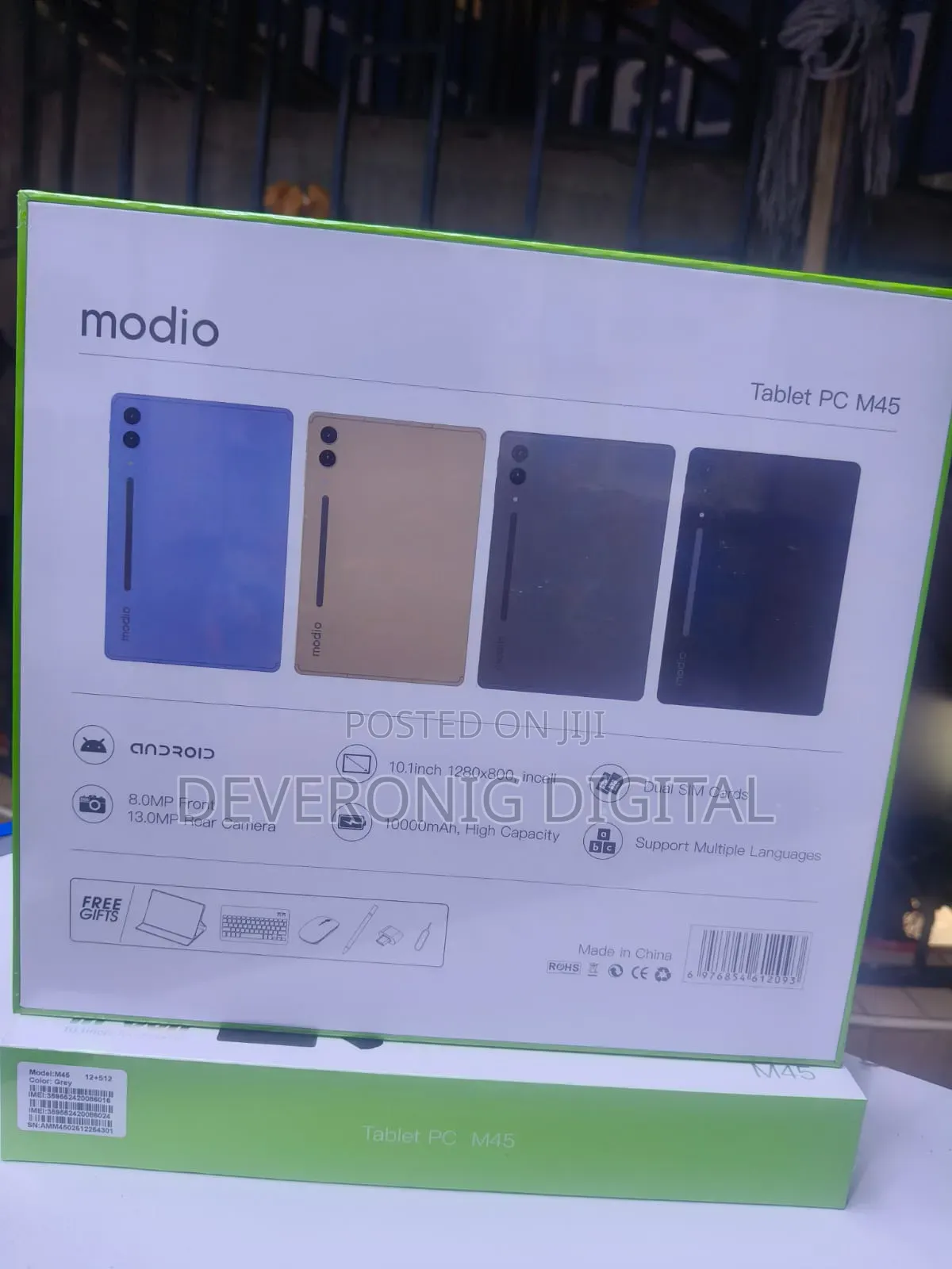 New Modio M45 1 TB Blue