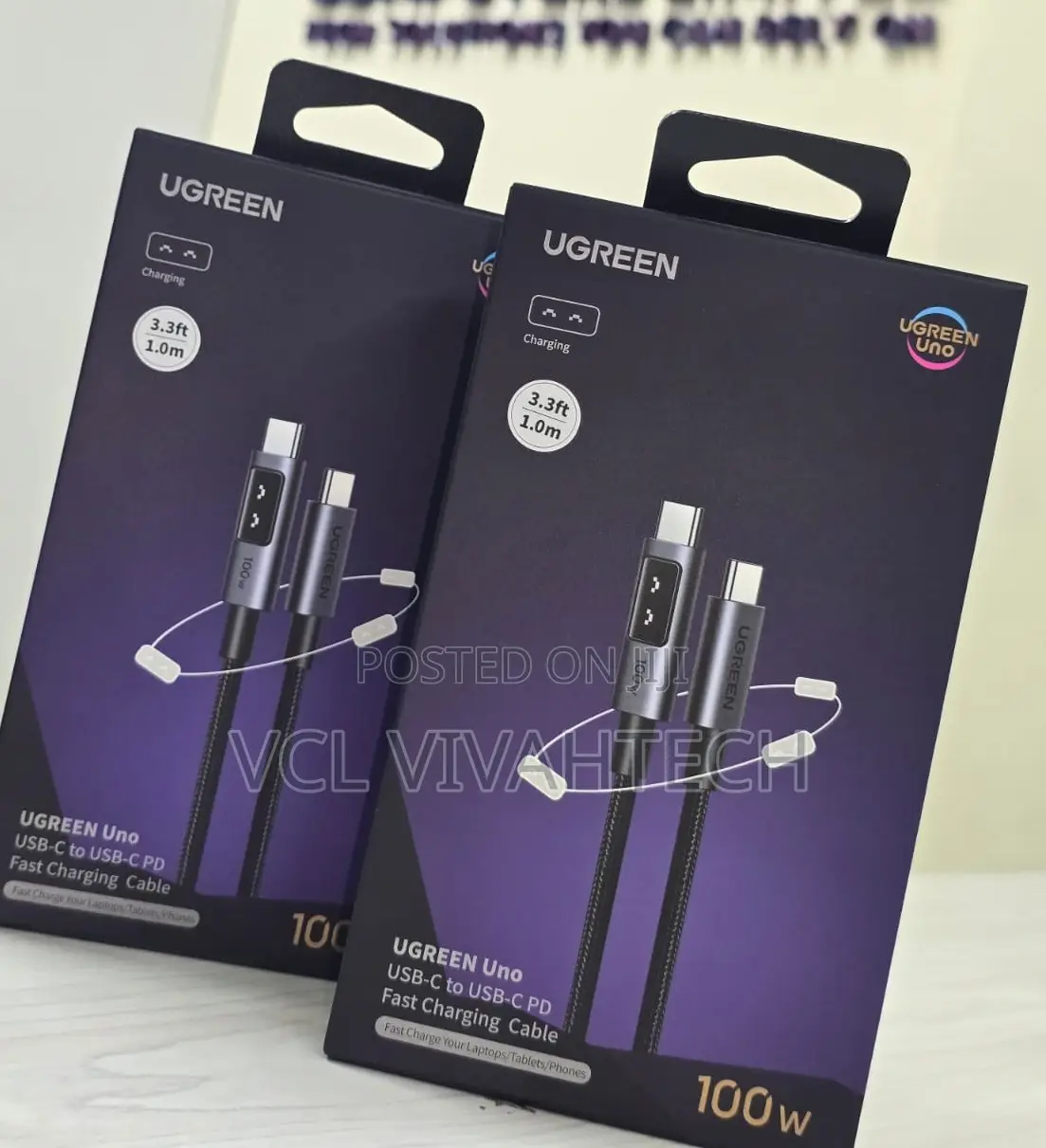 Ugreen Uno Usb-c To Usb-c Cable 100w