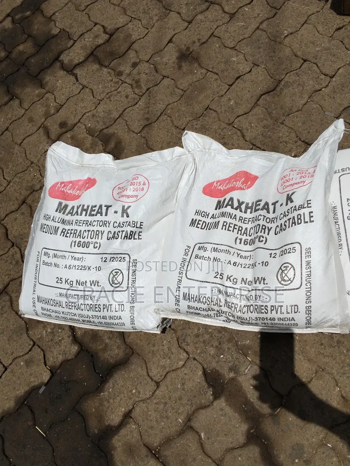Maxheat K High Alumina Refractory