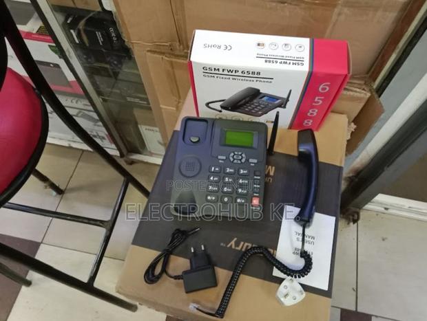 6588 Wireless Deskphone With Fm SMS Support