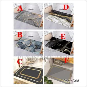 Antislip Absorbent Mat, Rubber Bottom*
