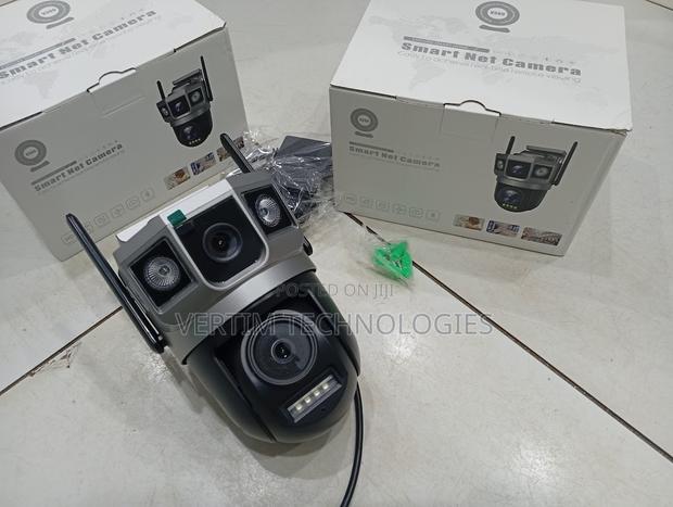 4mp Dual Lens Camera 2+2mp Smart Wifi PTZ Home Security Camera