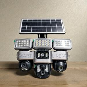 Business Security 30mp 4g Triple Lens Solar Camera Solar Flood Light - thumbnail 2