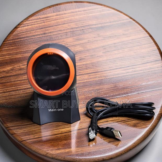 High Accuracy 1d, 2d Desktop Table Mount Laser Barcode Scanner Reader