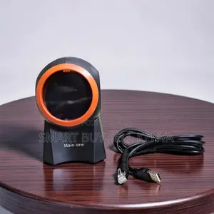 Plug and Play 1d/ 2d Desktop Table Mount Laser Barcode Scanner Reader