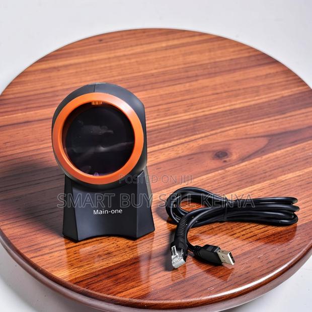 Auto Sensing 1d/2d Desktop Table Mount Laser Barcode Scanner Reader