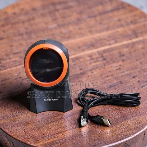 Hands Free 1d and 2d Desktop Table Mount Laser Barcode Scanner Reader