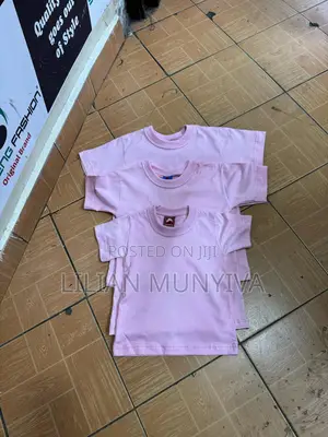 Kids Tshirt Cotton Tshirt Baby Pink
