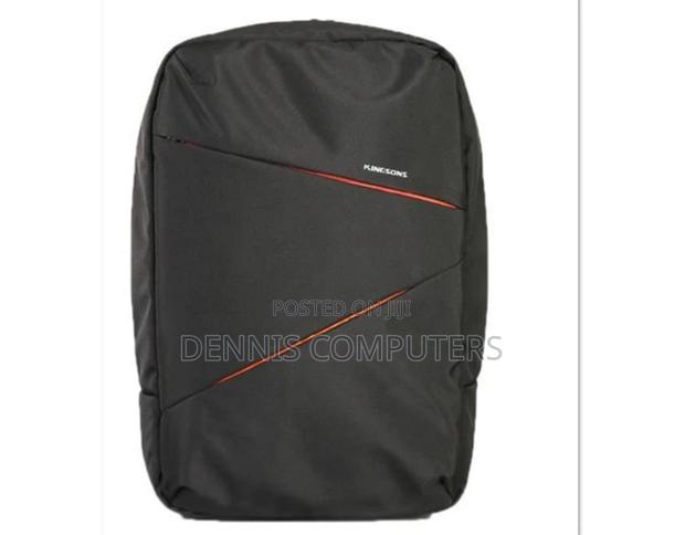 Kingsons 15.6" Arrow Series Backpack - Black - thumbnail 2