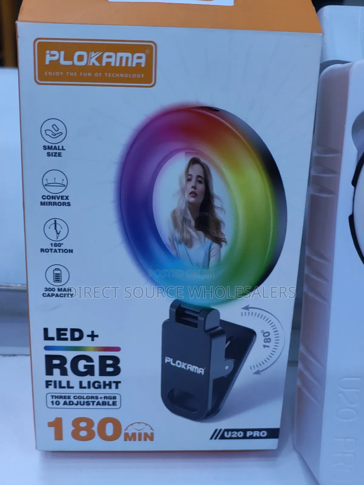 Phone Ringlight 3 Colours RGB Rechargeable Fill Light ( 180min