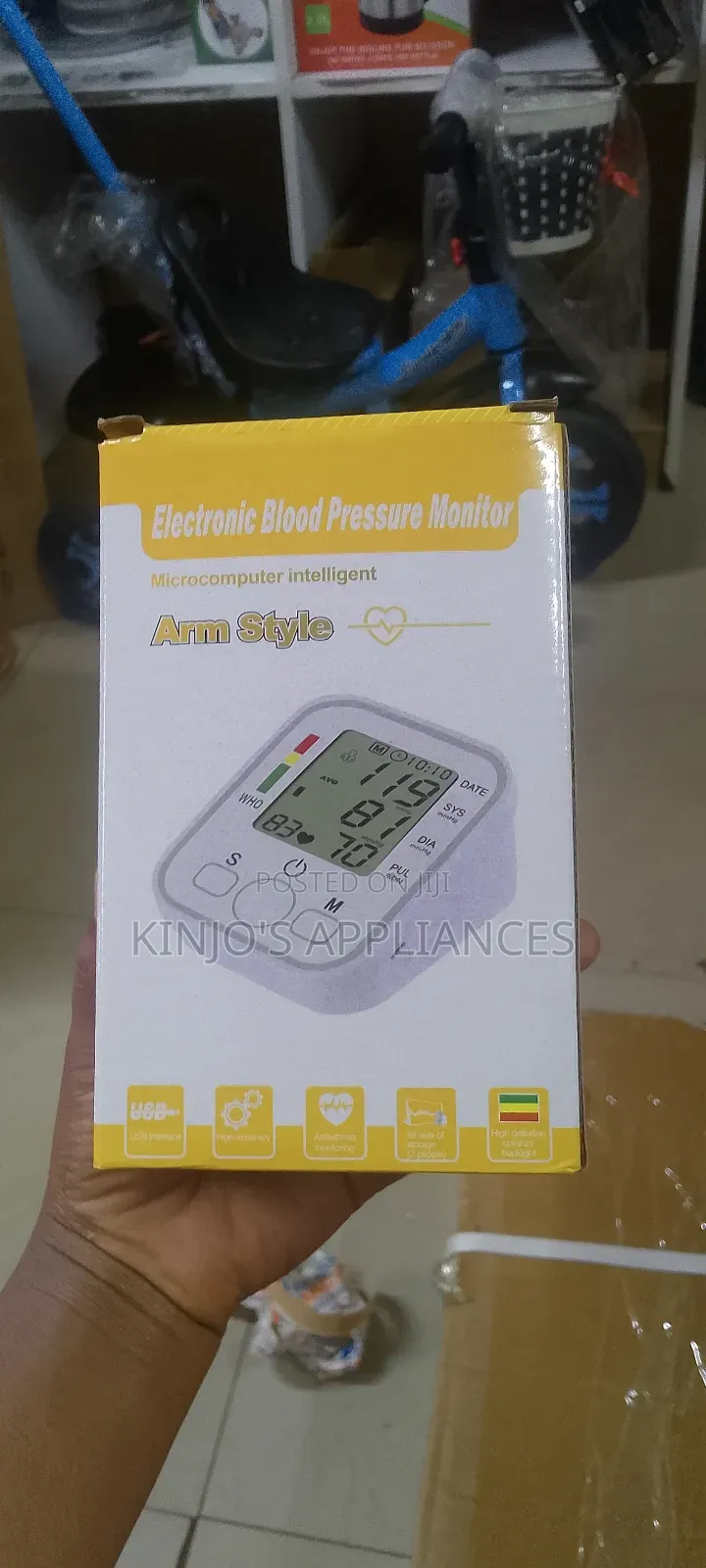 Electronic Bp Blood Pressure Monitor Bp Machine/Bp Machine