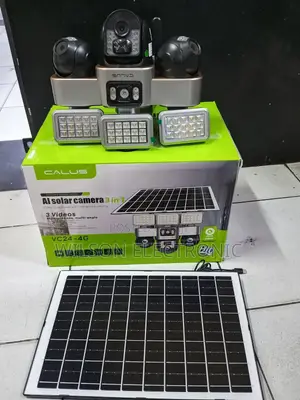 4g Sim Card Solar Camera. Vc24 4g Triple Lens