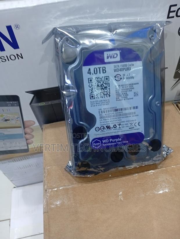 4.0tb Western Digital Surveillance Internal Hard Disk - main view