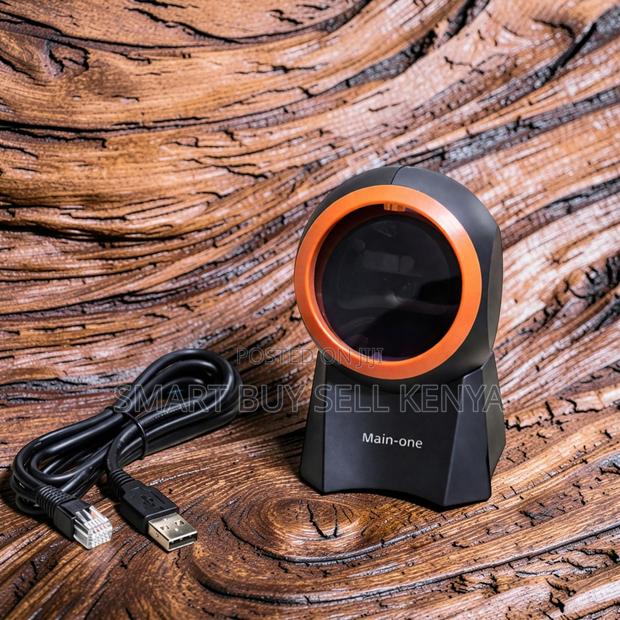 Quick Response 1d /2d Desktop Table Mount Laser Barcode Scanner Reader