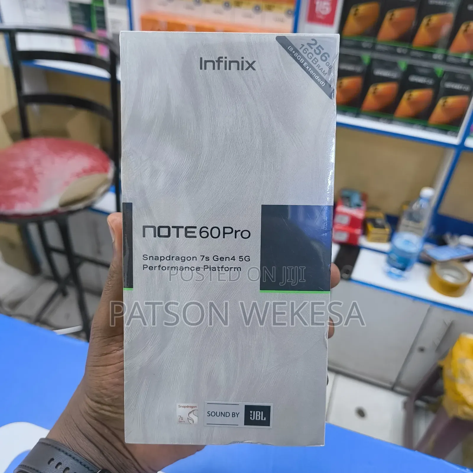 New Infinix Note 60 Pro 256 GB Silver
