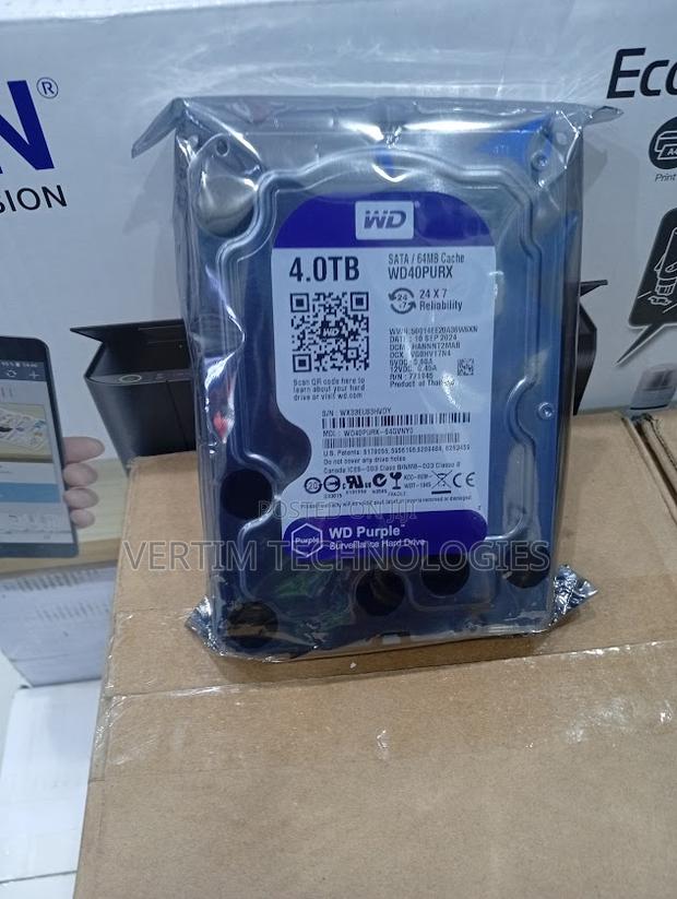 4tb Surveillance Hard Disk Drive - 5400 RPM Sata 6 Gb/S 3.5 Inch