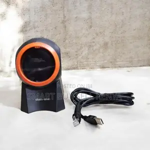 Durable Design 1d /2d Desktop Table Mount Laser Barcode Scanner Reader