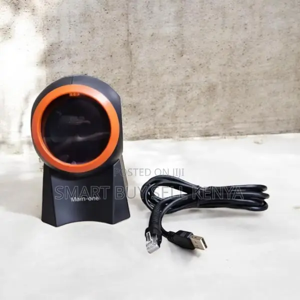 Durable Design 1d /2d Desktop Table Mount Laser Barcode Scanner Reader