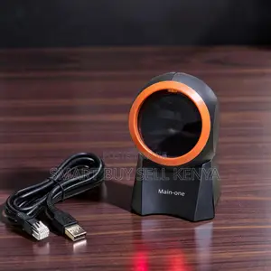 Lightweight 1d and 2d Desktop Table Mount Laser Barcode Scanner Reader