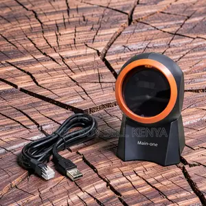 Energy Efficient 1d and 2d Desktop Laser Barcode Scanner Reader