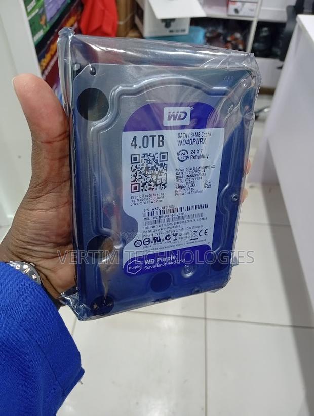 4tb Wd Surveillance Storage Disk for Monitoring Use