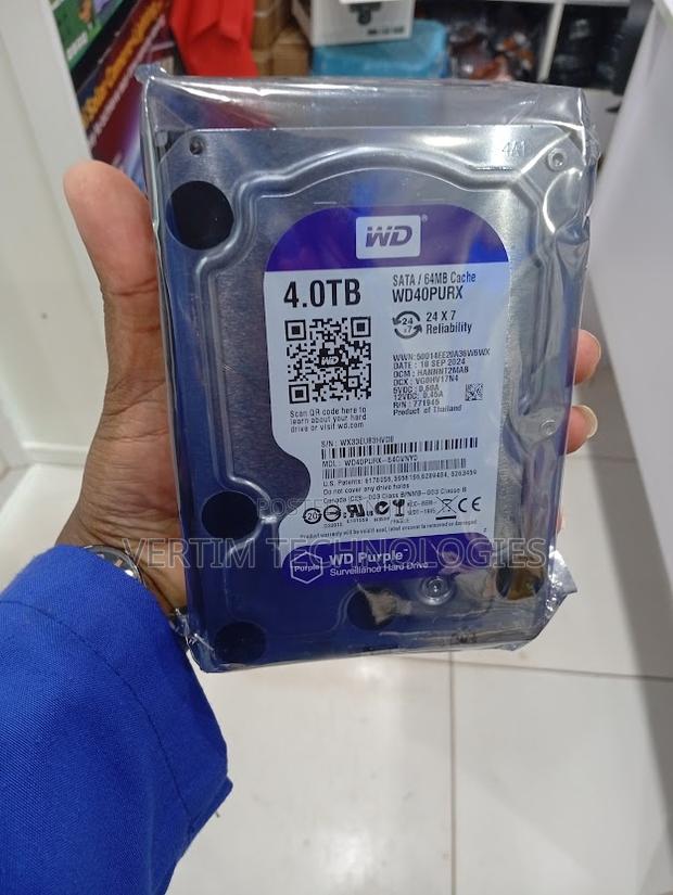 Best 4tb Wd Surveillance Hard Disk CCTV Recording Storage - main view