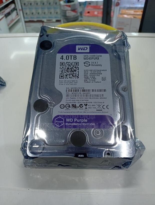 4tb Wd Surveillance Drive for Continuous Camera Recording