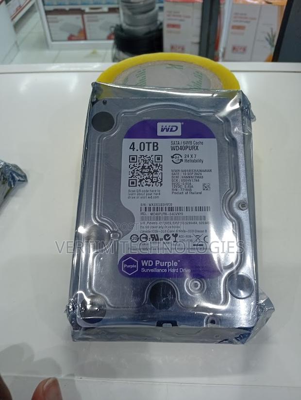 4tb Wd Surveillance HDD for Professional Security Systems