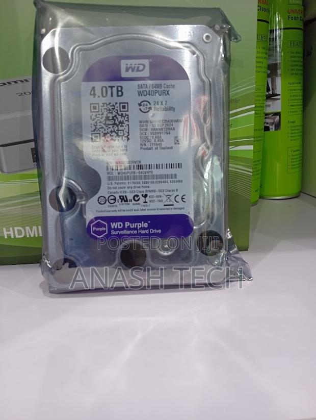 4tb Wd CCTV Storage Drive High Capacity Monitoring