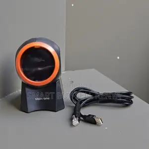 Pos Compatible 1d, 2d Desktop Table Mount Laser Barcode Scanner Reader