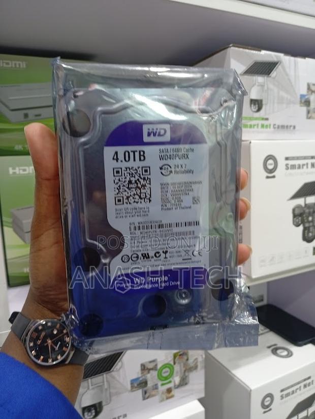 4tb Wd Security Storage HDD for Surveillance Cameras