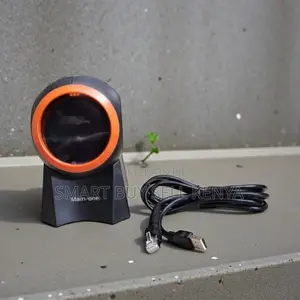 Smart Detection 1d and 2d Desktop Laser Barcode Scanner Reader