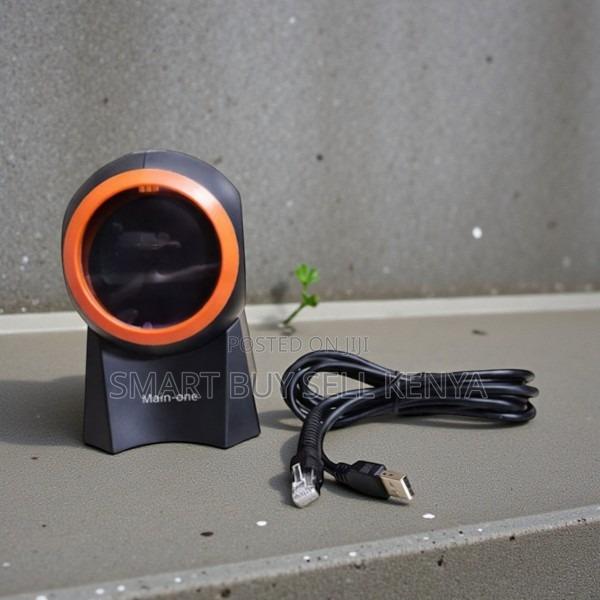 Smart Detection 1d and 2d Desktop Laser Barcode Scanner Reader
