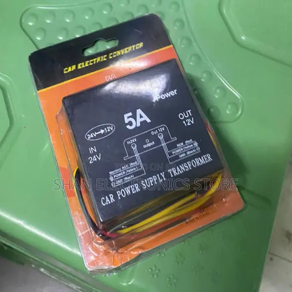 Car Power Converter 24v to 12v 5a Voltage Reducer for Automotive Use