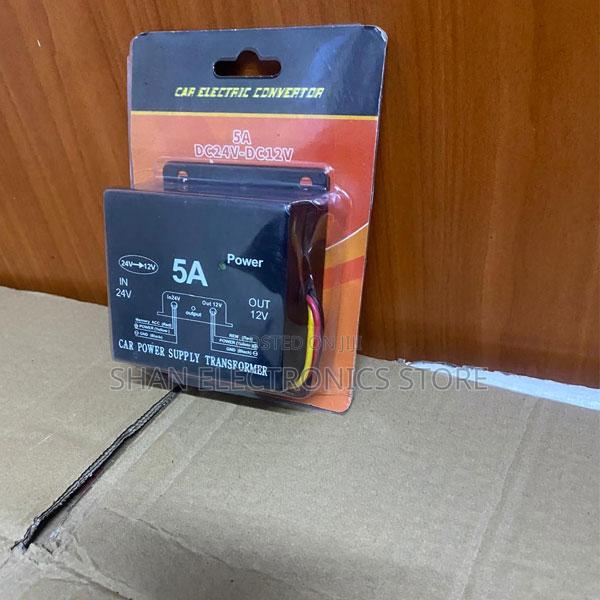 24v to 12v Converter 5a Voltage Reducer for Truck Bus Car Systems