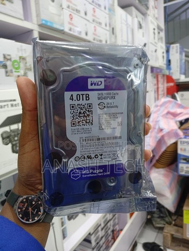 4tb Wd Surveillance Hard Disk Drive Reliable Storage