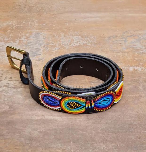 Beautiful Maasai Leather Belts Newly Made - thumbnail 2
