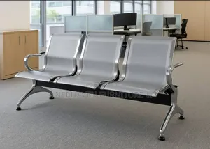 3 Seater Reception Office Bench – Modern Waiting Area Seating