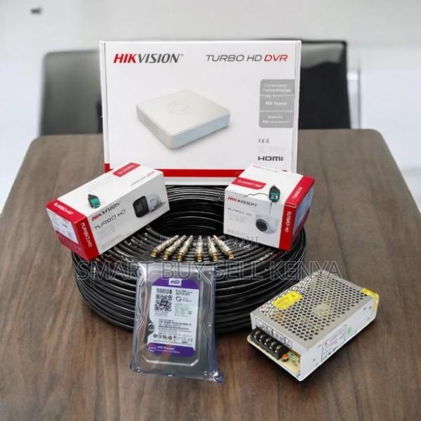 Advanced Security Hikvision 2 1080p Full Hd 2mp CCTV Cameras Full Kit