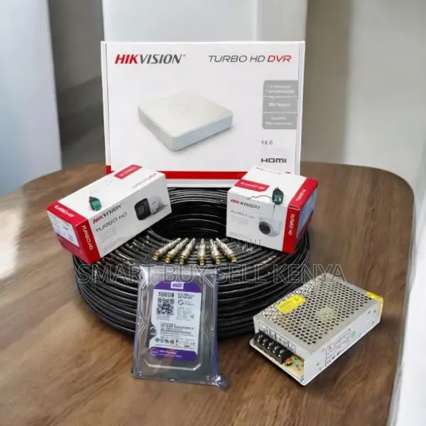 Smooth Video Capture Hikvision 2 1080p Hd 2mp CCTV Cameras Full Kit