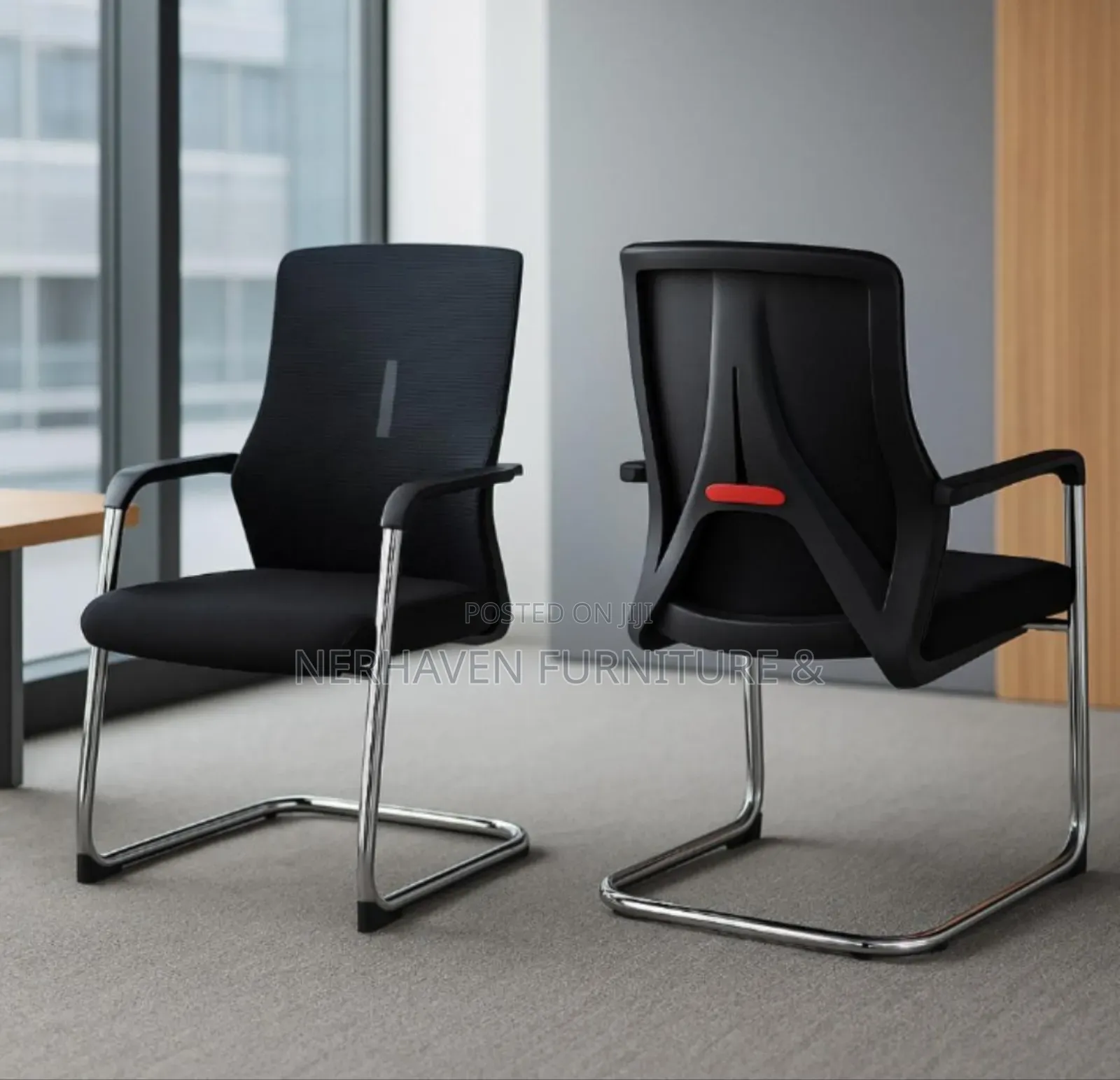 Office Guest Waiting Chair – Comfortable Reception Seating