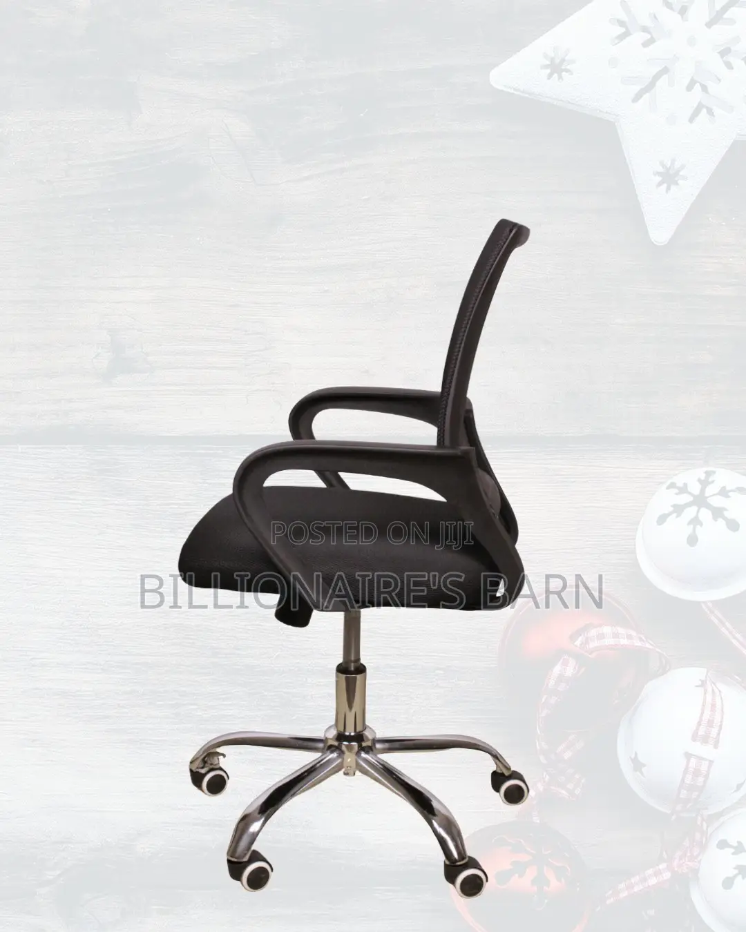 Secretarial Mesh Office Ergonomic Fabric Seat Lumbar Support Solution