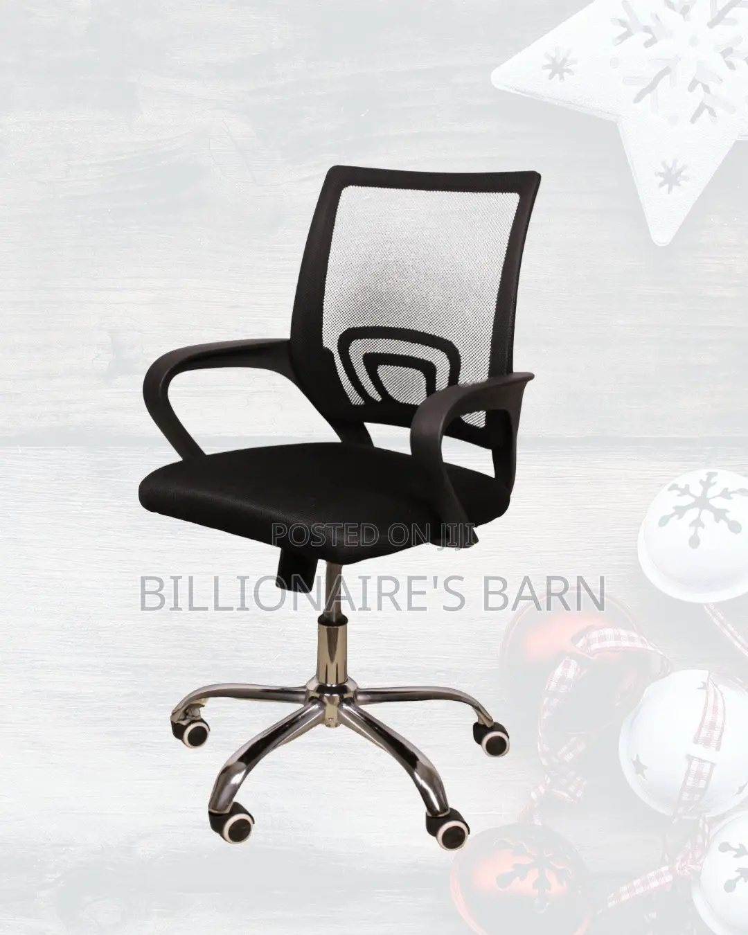 Secretarial Mesh Office Ergonomic Fabric Seat Lumbar Support Solution