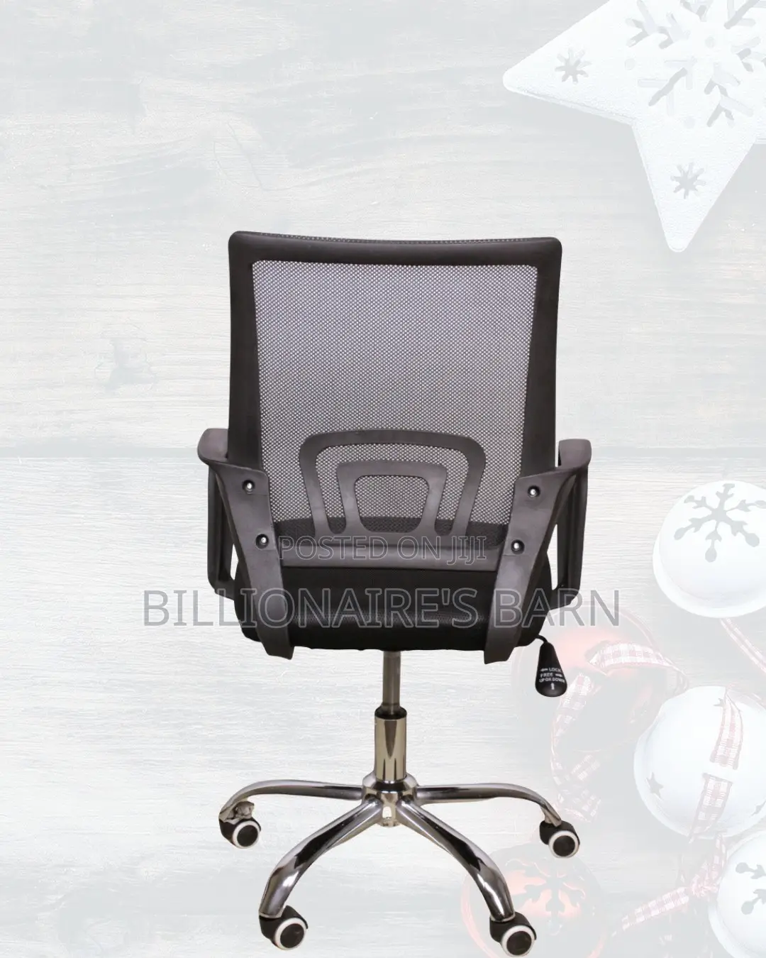 Secretarial Mesh Office Ergonomic Fabric Seat Lumbar Support Solution