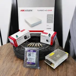 Real Time Monitoring Hikvision 2 1080p Hd 2mp CCTV Cameras Full Kit