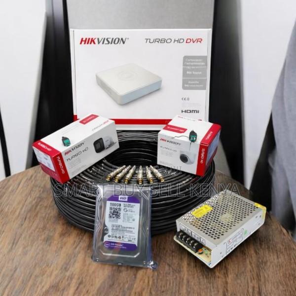 Real Time Monitoring Hikvision 2 1080p Hd 2mp CCTV Cameras Full Kit