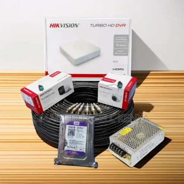 High-Efficiency Hikvision 2 1080p Full Hd 2mp CCTV Cameras Full Kit