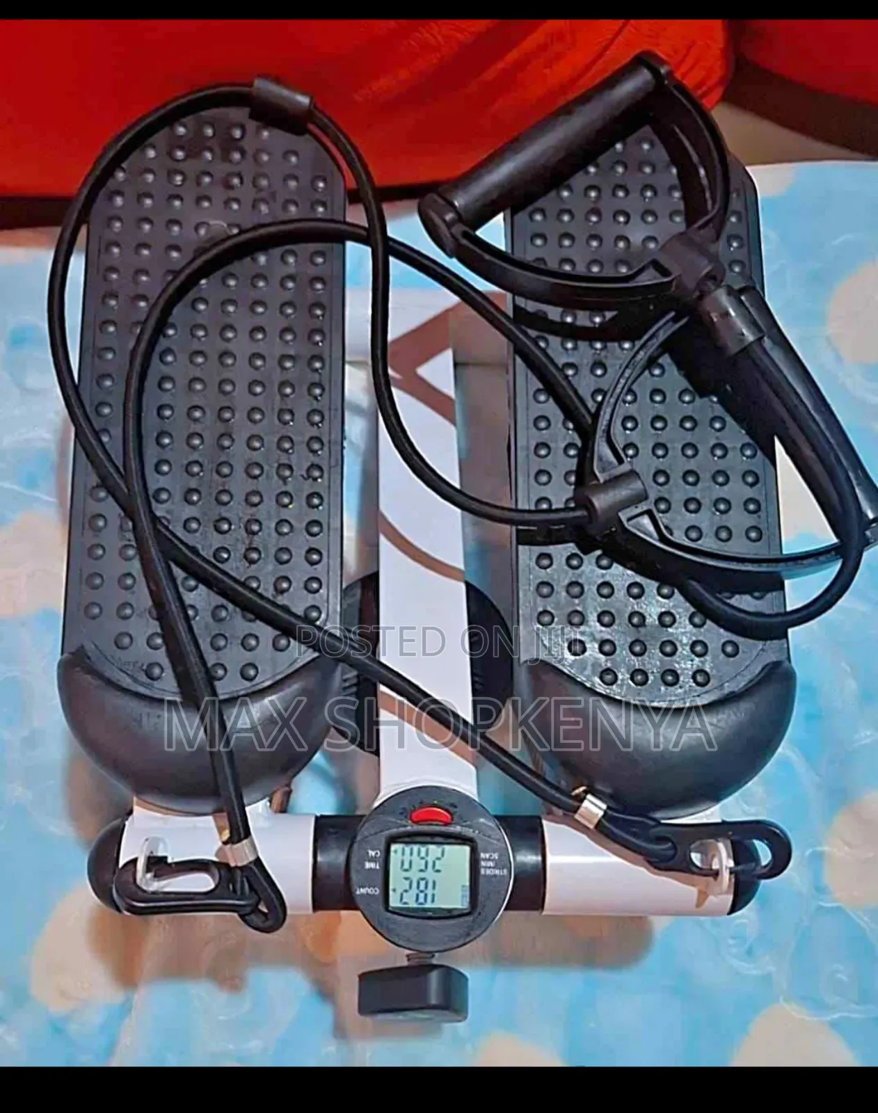 Mini Stepper With Resistance Bands
