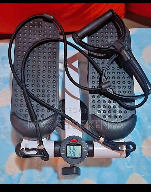 Mini Stepper With Resistance Bands - main view