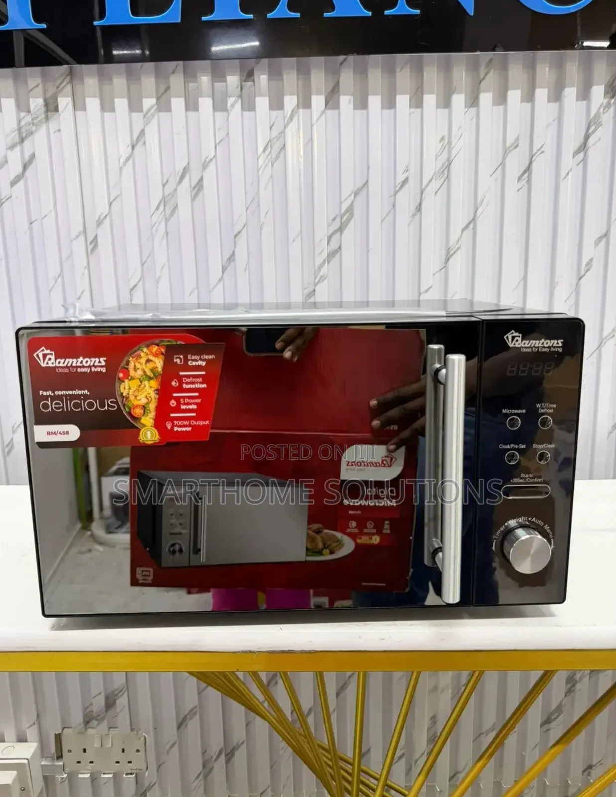 L Ramton Microwave With Grill Rm458